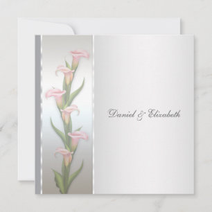 Invitation Calla Lily fête du 25e anniversaire