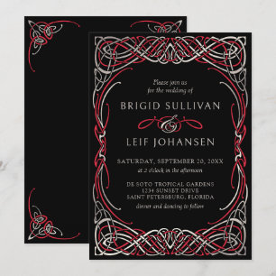 Invitation Calligraphie celtique