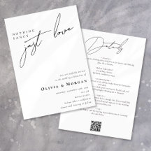 Calligraphie élégante Code QR moderne Détails Mari