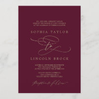 Calligraphie romantique de Bourgogne Mariage offic