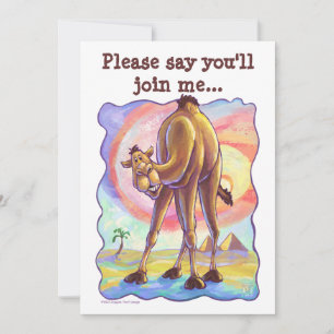Invitation Camel Party Centre