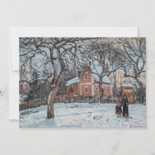 Invitation Camille Pissarro - Chataigniers a Louvecienne