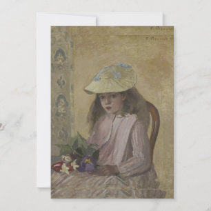 Invitation Camille Pissarro - Jeanne Pissarro, Intitulée Mine