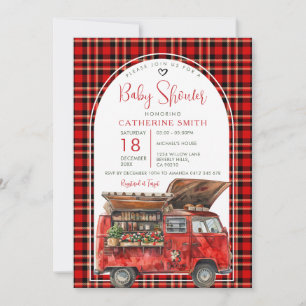 Invitation Camion de nourriture rouge bohème Marché frais Bab
