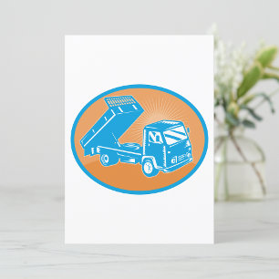 Invitation Camion plat