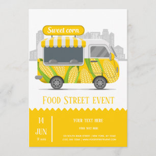 Invitation Camionnette rue maïs sucré