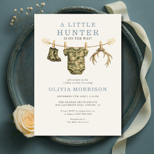 Invitation Camo Little Hunter Vêtements Bébé Garçon Baby Show