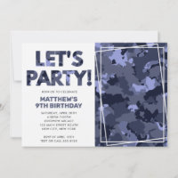 Camouflage Anniversaire, Faisons la fête photo Cam