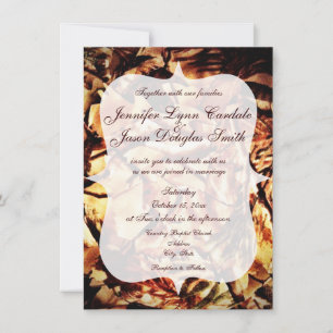 Invitation Camouflage rustique de campagne pour les invitatio