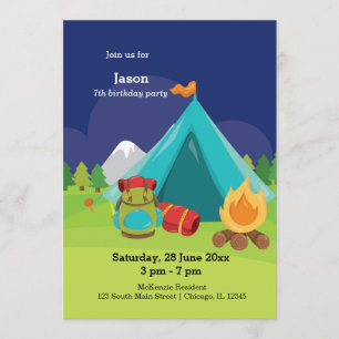 Invitation Camp d'été