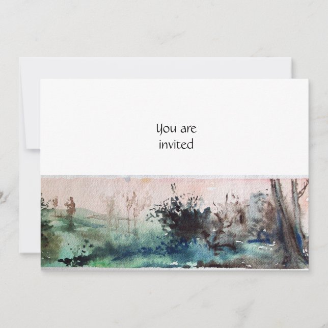 INVITATION CAMPAGNE DE MAREMMA / PAYSAGE TOSCANE (Devant)