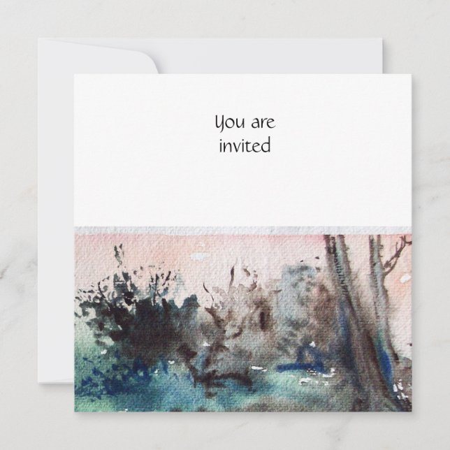 INVITATION CAMPAGNE DE MAREMMA / PAYSAGE TOSCANE (Devant)