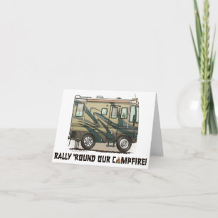 Invitation Camper très heureux Big RV Coach Motorhome