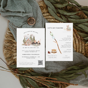 Invitation Camping illustré   Week-end de Bachelorette