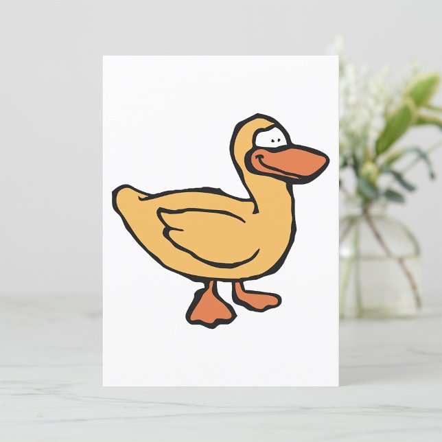 Invitation Canard jaune (Créateur téléchargé)