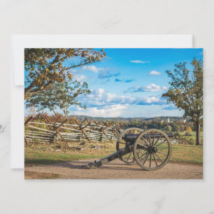 Invitation Canons à Gettysburg