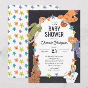 Invitation Caractères Scooby-Doo   BABY SHOWER SUPER