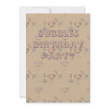 Invitation Card Bubbleroom