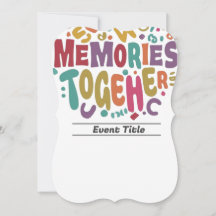 invitation card, family occasion
