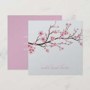 INVITATION CARD : SAKURA CHERRY BLOSSOMS