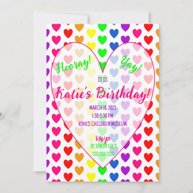 Invitation cardiaque (Devant)