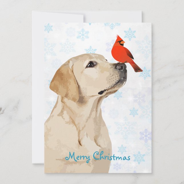 Invitation Cardinal de Noël du Laboratoire Jaune - adorable c (Devant)