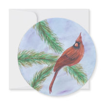 Cardinal Holiday Card