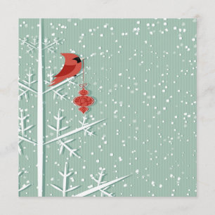 Invitation cardinale rouge