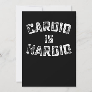 Invitation Cardio Est Hardio Fitness Gym Entraînement
