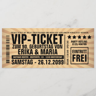 Invitation cards Birthday Party