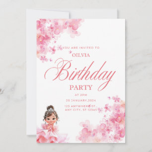 Invitation carfe for little princess