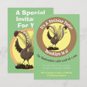 Invitation Caricature de super lyrebird i