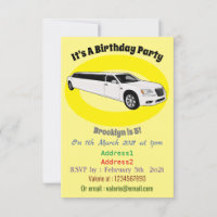 Caricature limousine