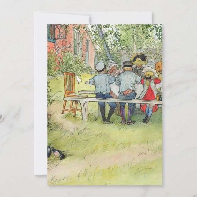 Invitation Carl Larsson Breakfast (Devant)
