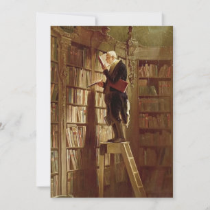 Invitation Carl Spitzweg - Le ver de livre