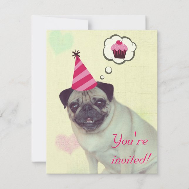Invitation Carlin Cupcake (Devant)