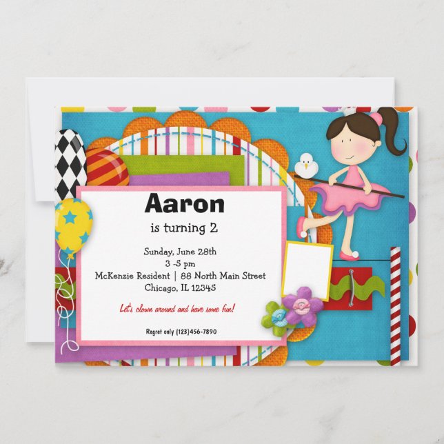 Invitation Carnaval (Devant)