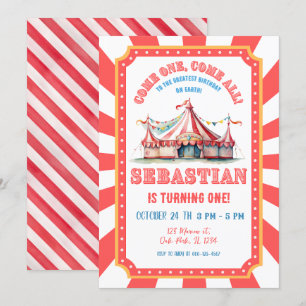 Invitation Carnaval 1er anniversaire