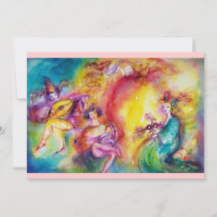 Invitation CARNIVAL EN FLAMMES,Invitation au Bal masqué de Ma