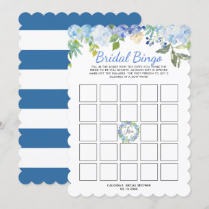 Invitation Carolina Bloom Fête de l'mariée Bingo