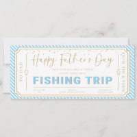 Carte-cadeau de voyage de pêche pour la fête des p