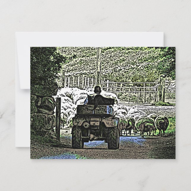 Invitation CARTE D'AGRICULTURE (Devant)