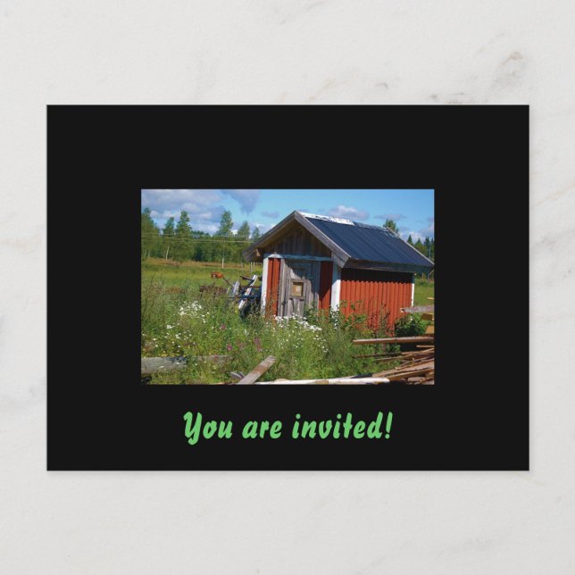 Invitation carte postale (Devant)