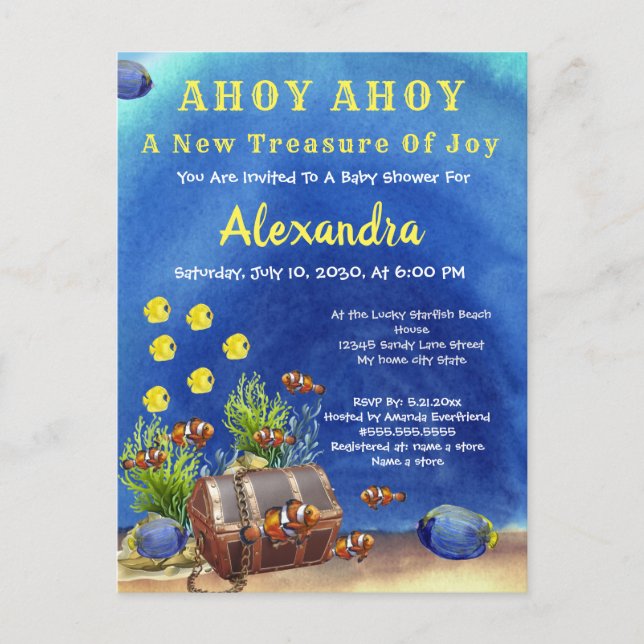 Invitation carte postale (Devant)