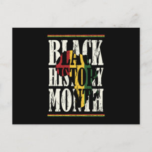 Invitation Carte Postale 25 Mois de l'histoire des Noirs Fierté africaine V