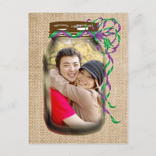 Invitation Carte Postale 30e anniversaire Renouvellement des voeux Mariages (Devant)