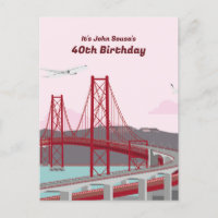 40e anniversaire Pont de Lisbonne au coucher du so