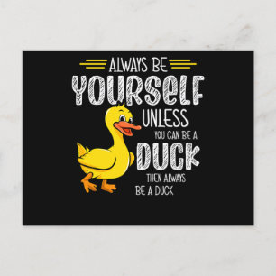 Invitation Carte Postale 45.Canard en caoutchouc pour les amateurs de canar