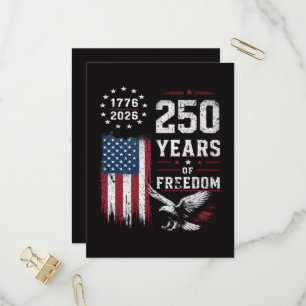 Invitation Carte Postale 4 juillet Amérique Drapeau américain Patriotique 