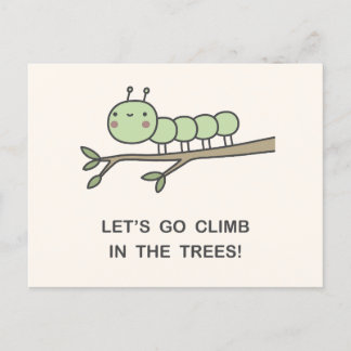 Invitation Carte Postale Allons Grimper Dans Les Arbres !